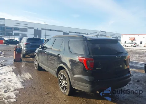 2018 Ford Explorer Sport z USA, uszkodzony, nr VIN 1FM5K8GT4JGC33009